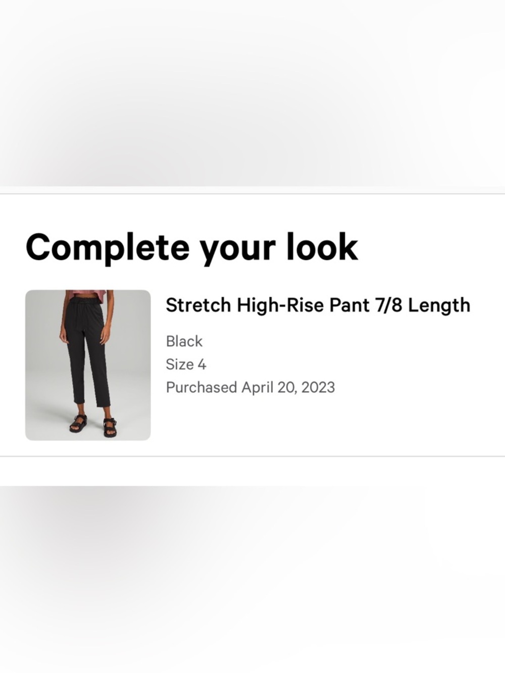 lululemon athletica Black Ruffled Waist Active Leggings